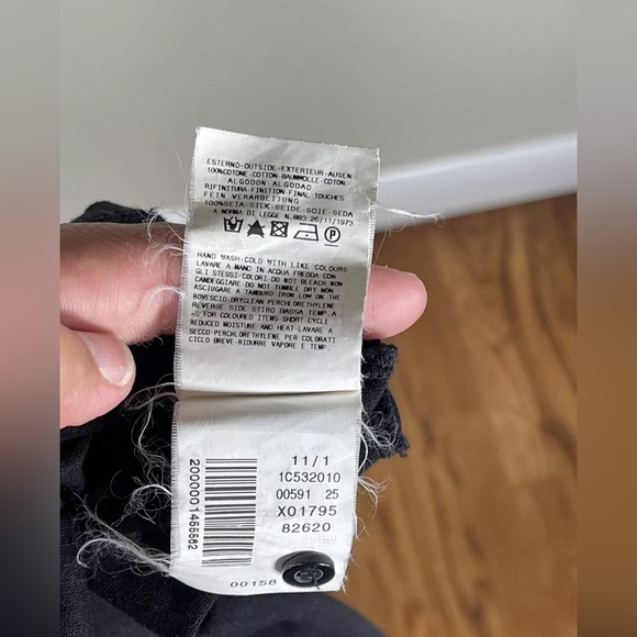 J. Lindeberg Button Up Shirt Black Long Sleeve Men’s Size M - Picture 7 of 7